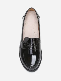 Clearance La Modeuse Mocassins classiques vernis Noir