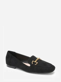 Sale La Modeuse Mocassins  en suédine avec bride Noir