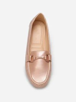 Best La Modeuse Mocassins slippers à mors métallique Dorérose