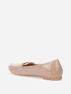 Sale La Modeuse Mocassins slippers vernis Taupe