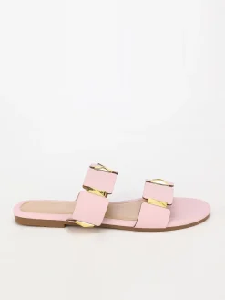 Best La Modeuse Mules à double brides Rose