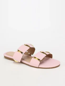 Best La Modeuse Mules à double brides Rose