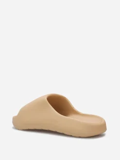 La Modeuse Mules à semelle épaisse Taupe