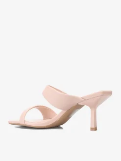 Online La Modeuse Mules  asymétriques et bout carré Rose