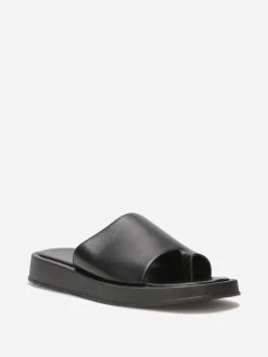 Discount La Modeuse Mules avec entre-doigts et plateforme Noir