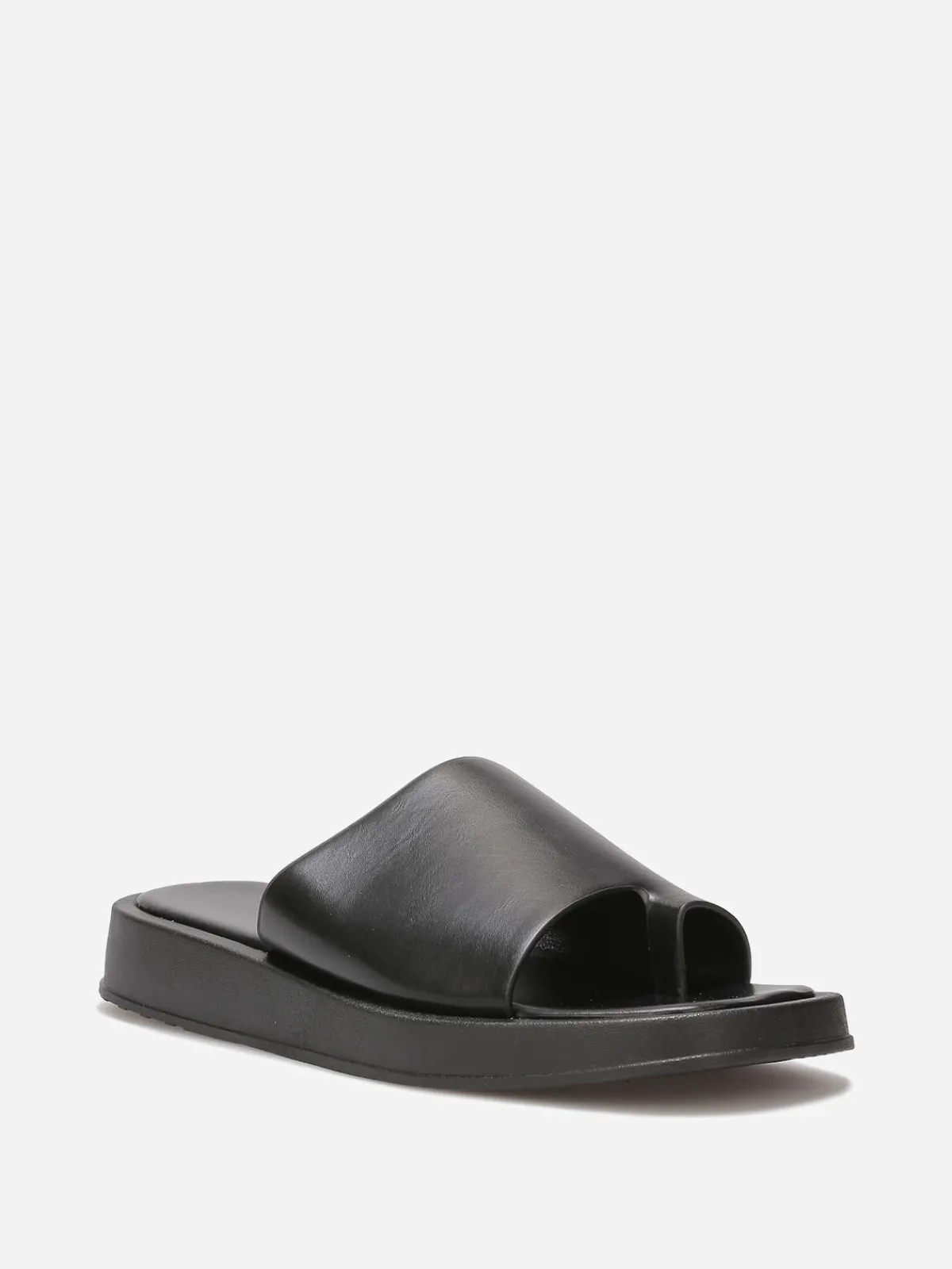 Discount La Modeuse Mules avec entre-doigts et plateforme Noir
