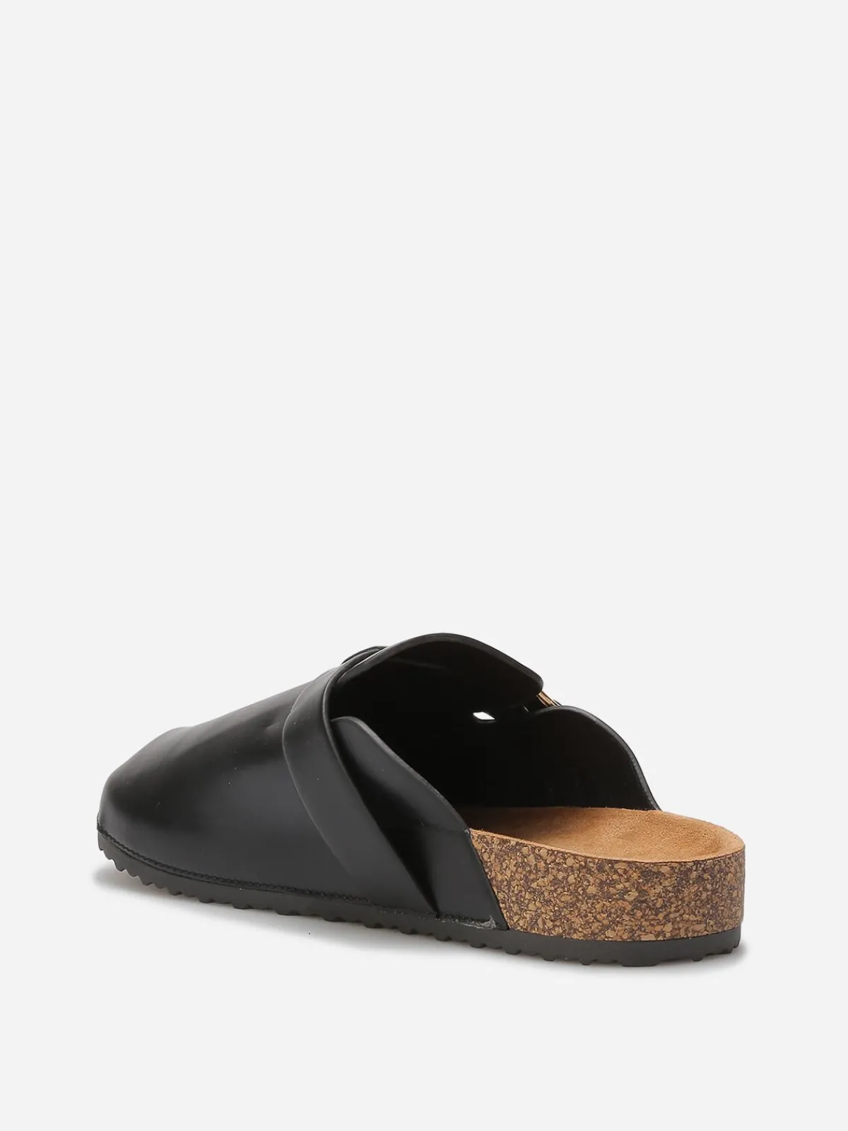 Best La Modeuse Mules en simili avec bride Noir