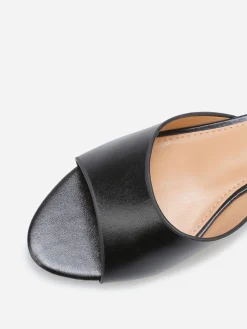 La Modeuse Mules kitten heels Noir