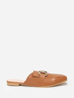 Best La Modeuse Mules mocassins  à boucles Camel