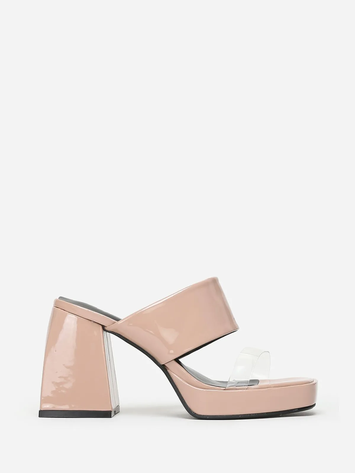 Sale La Modeuse Mules style babies vernies Taupe