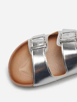 Best La Modeuse Mules vernies à boucles Argenté
