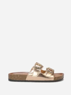 Discount La Modeuse Mules vernies à boucles Dorérose