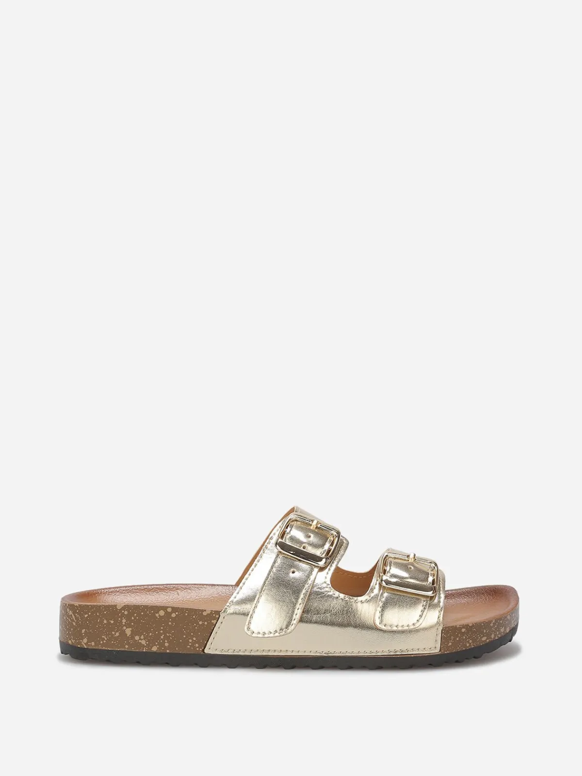 Best La Modeuse Mules vernies à boucles Doré
