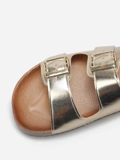 Best La Modeuse Mules vernies à boucles Doré