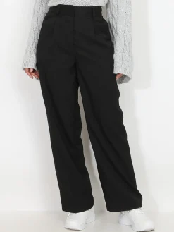 Online La Modeuse Pantalon à pinces ample Noir