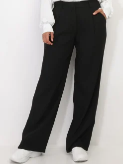 Outlet La Modeuse Pantalon de costume large Noir