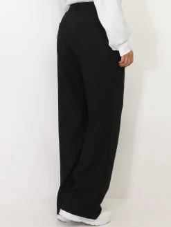 Outlet La Modeuse Pantalon de costume large Noir