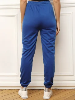 Discount La Modeuse Pantalon jogging basique Bleu