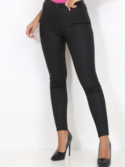 Online La Modeuse Pantalon slim et moulant basique Noir