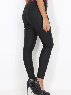 Online La Modeuse Pantalon slim et moulant basique Noir