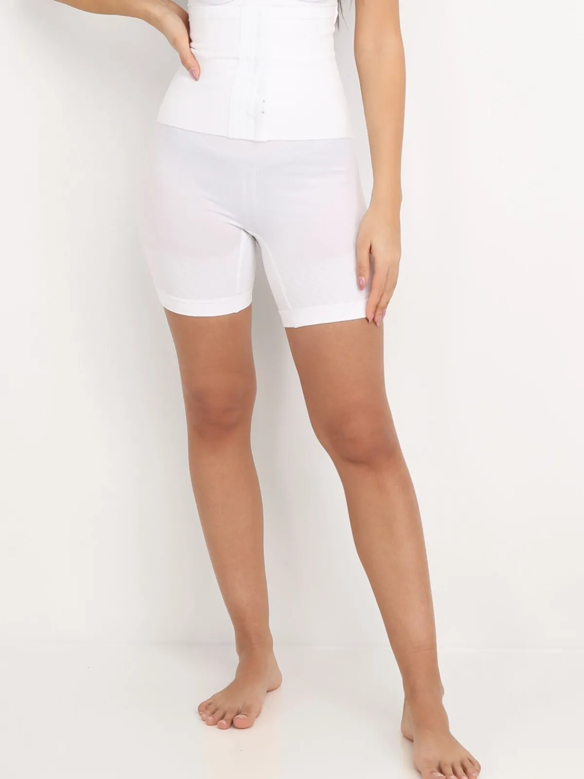 Clearance La Modeuse Panty sculptant avec corset intégré Blanc
