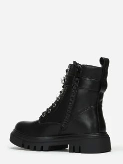 Sale La Modeuse Rangers à bride bijoux Noir