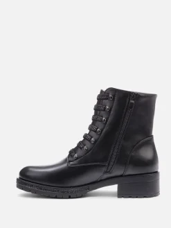 Outlet La Modeuse Rangers  à lacets à strass Noir