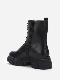 Discount La Modeuse Rangers à plateforme chunky Noir