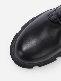 Discount La Modeuse Rangers à plateforme chunky Noir