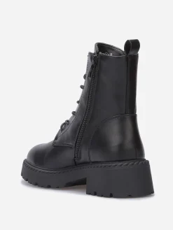 Sale La Modeuse Rangers à semelle dentelée Noir