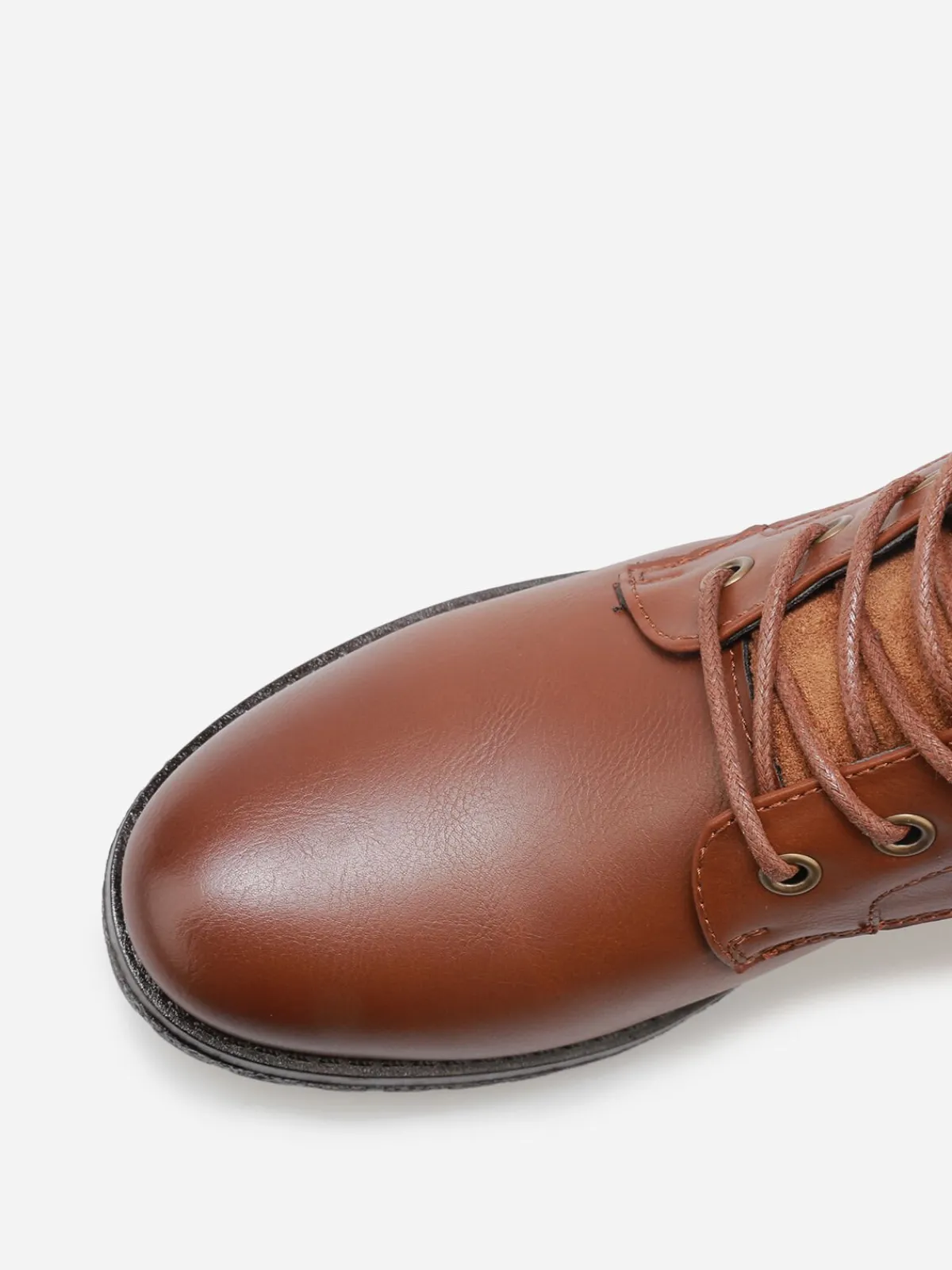 Clearance La Modeuse Rangers bi-matières matelassées Camel