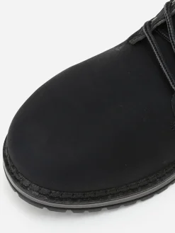 Sale La Modeuse Rangers en fausse fourrure et paillettes Noir