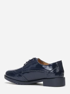 Sale La Modeuse Richelieu vernies à semelle crantée BleuMarine