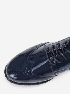 Sale La Modeuse Richelieu vernies à semelle crantée BleuMarine