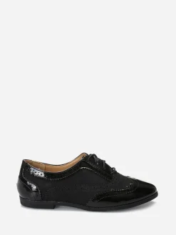 Outlet La Modeuse Richelieus bi-matière Noir