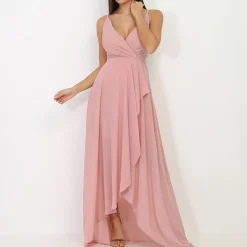 Clearance La Modeuse Robe de soirée longue VieuxRose