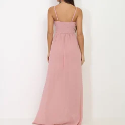 Clearance La Modeuse Robe de soirée longue VieuxRose