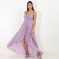 Online La Modeuse Robe de soirée longue Violetclair