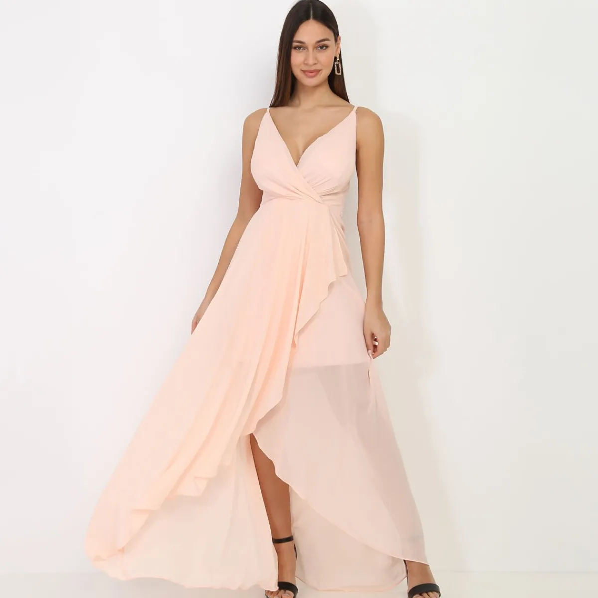 Online La Modeuse Robe de soirée longue Rose