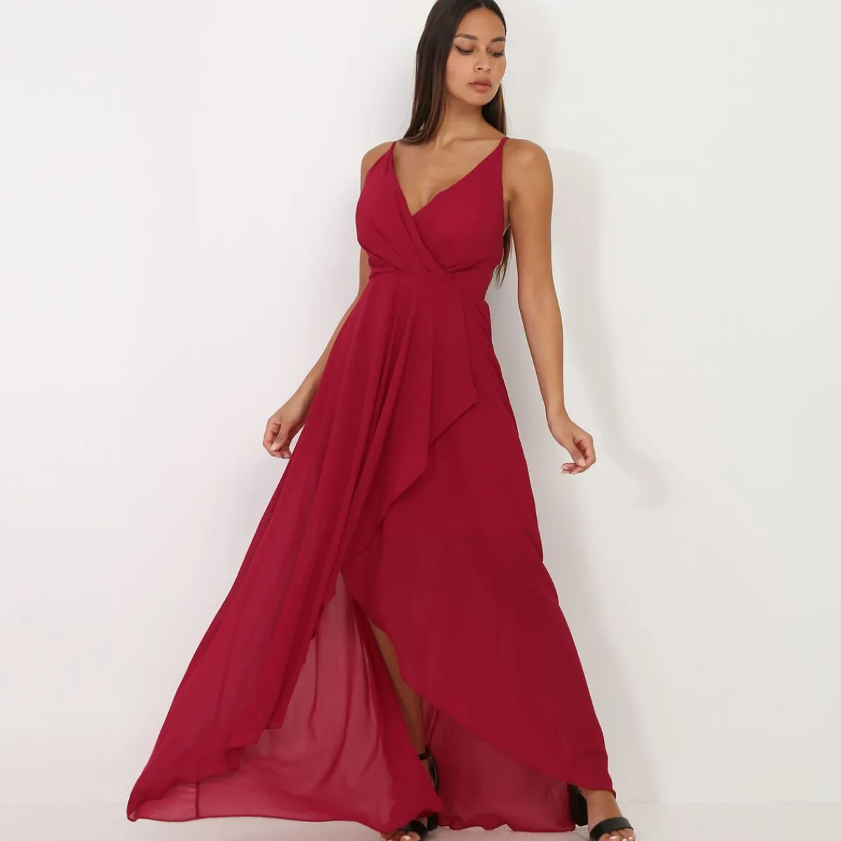 Best La Modeuse Robe de soirée longue Rouge