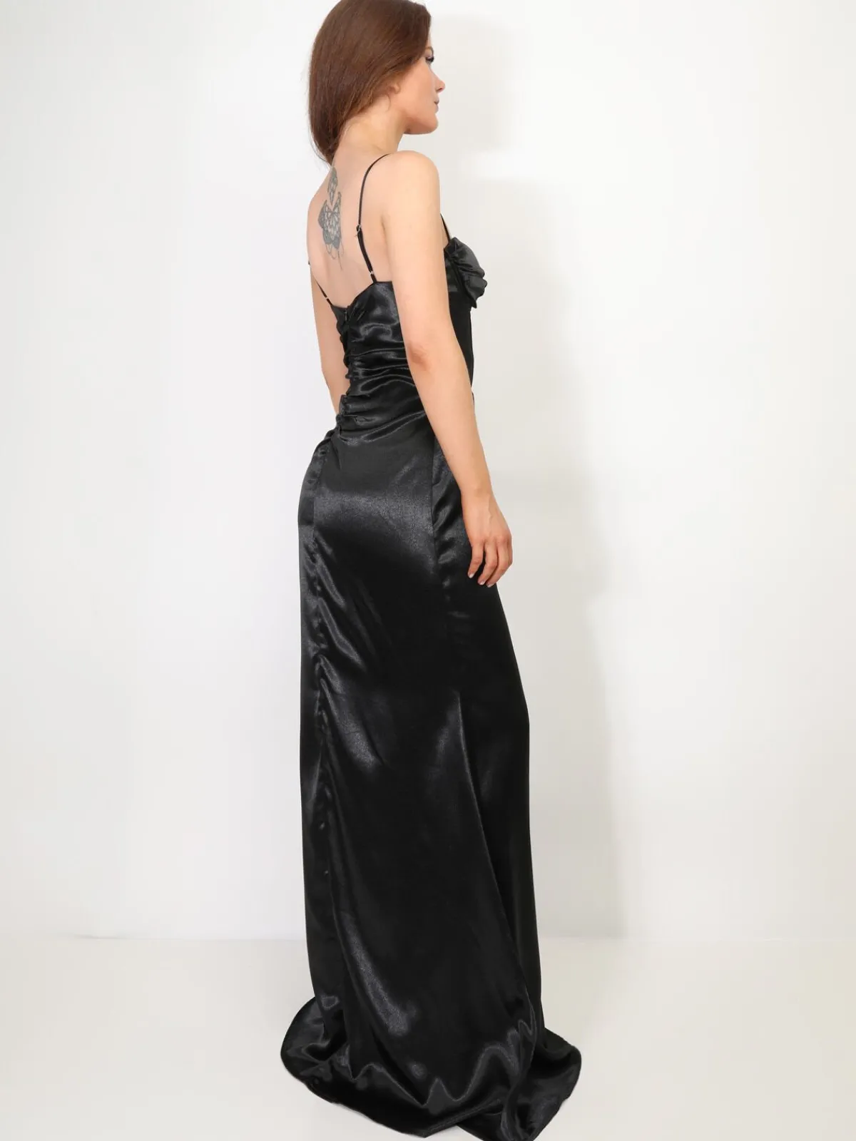 Best La Modeuse Robe de soirée style corset Noir