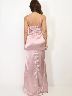 New La Modeuse Robe de soirée style corset Rose