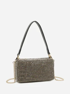 Best La Modeuse Sac à main à strass Doré