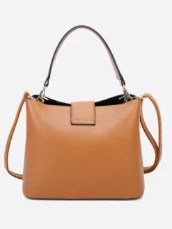 Discount La Modeuse Sac à main avec pampille Marron