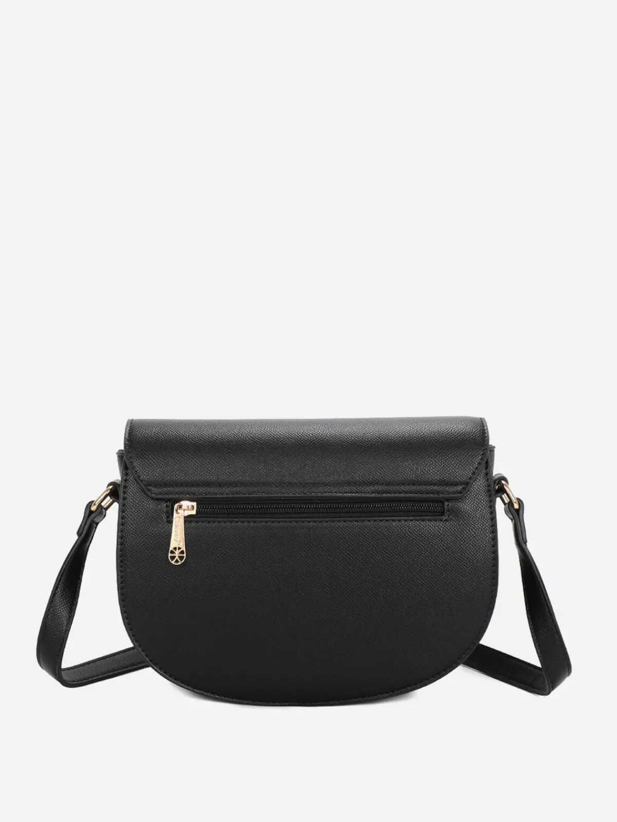 Online La Modeuse Sac bandoulière à monogramme doré Noir