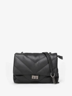 Sale La Modeuse Sac en bandoulière matelassé Noir