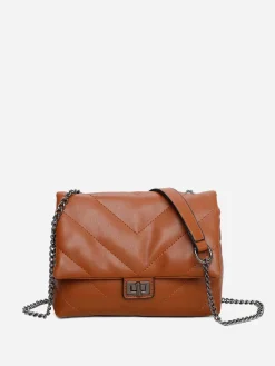 Discount La Modeuse Sac en bandoulière matelassé Marron