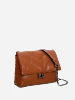 Discount La Modeuse Sac en bandoulière matelassé Marron