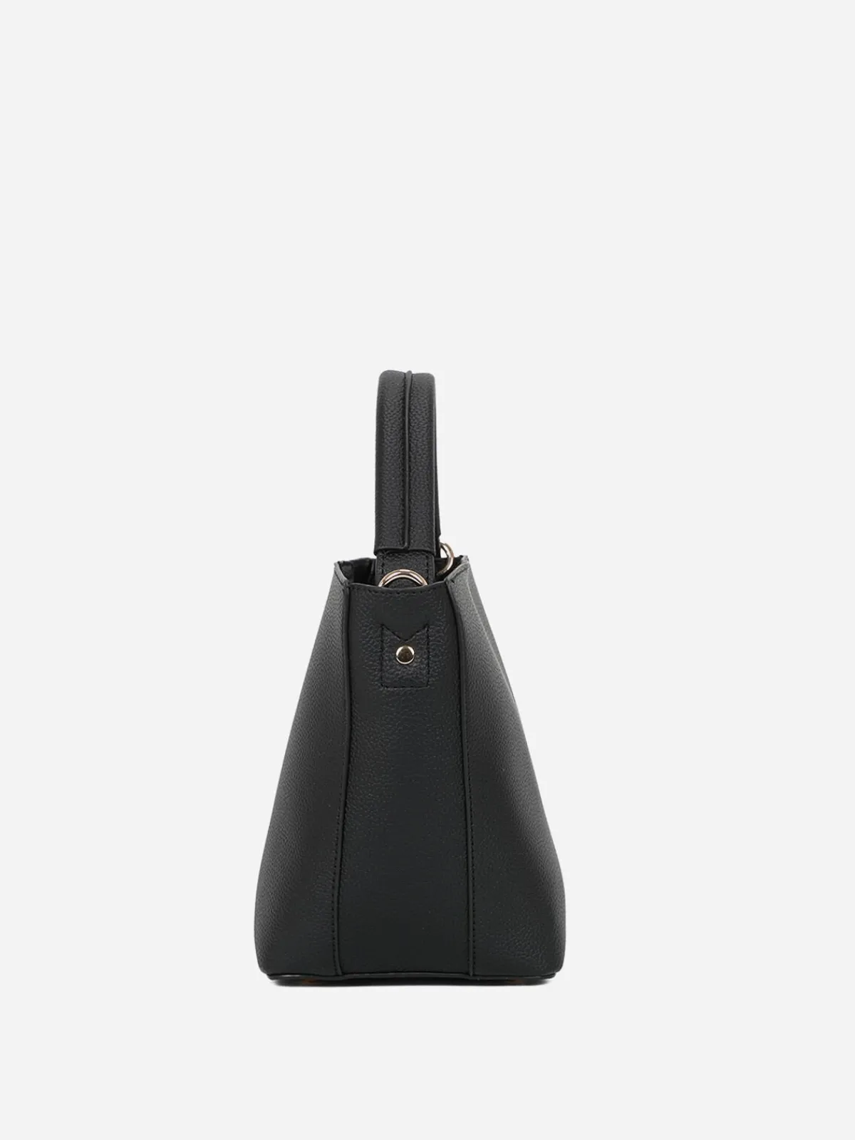 Outlet La Modeuse Sac seau rigide et texturé Noir