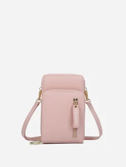 Best La Modeuse Sacoche à double poches zippées Rose